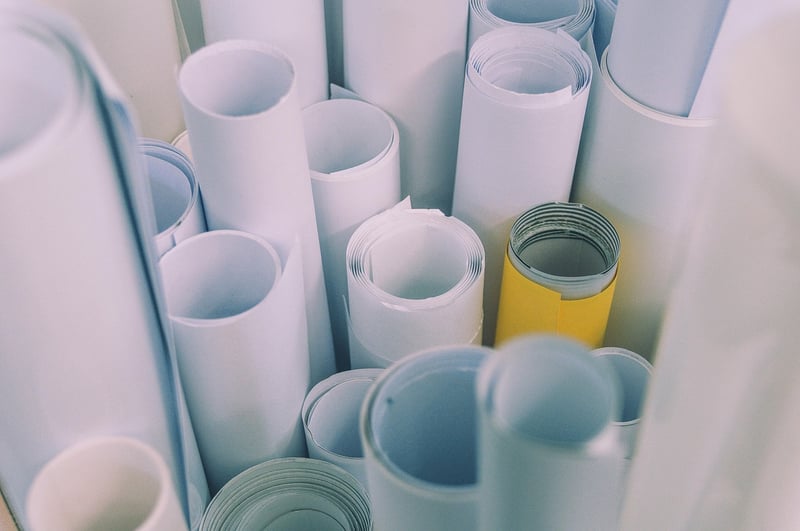 Paper Roll Wall Art